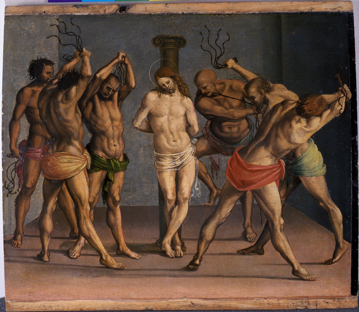 The Flagelation of Christ, ca. 1507 (tempera på poppeltre) av Luca Signorelli