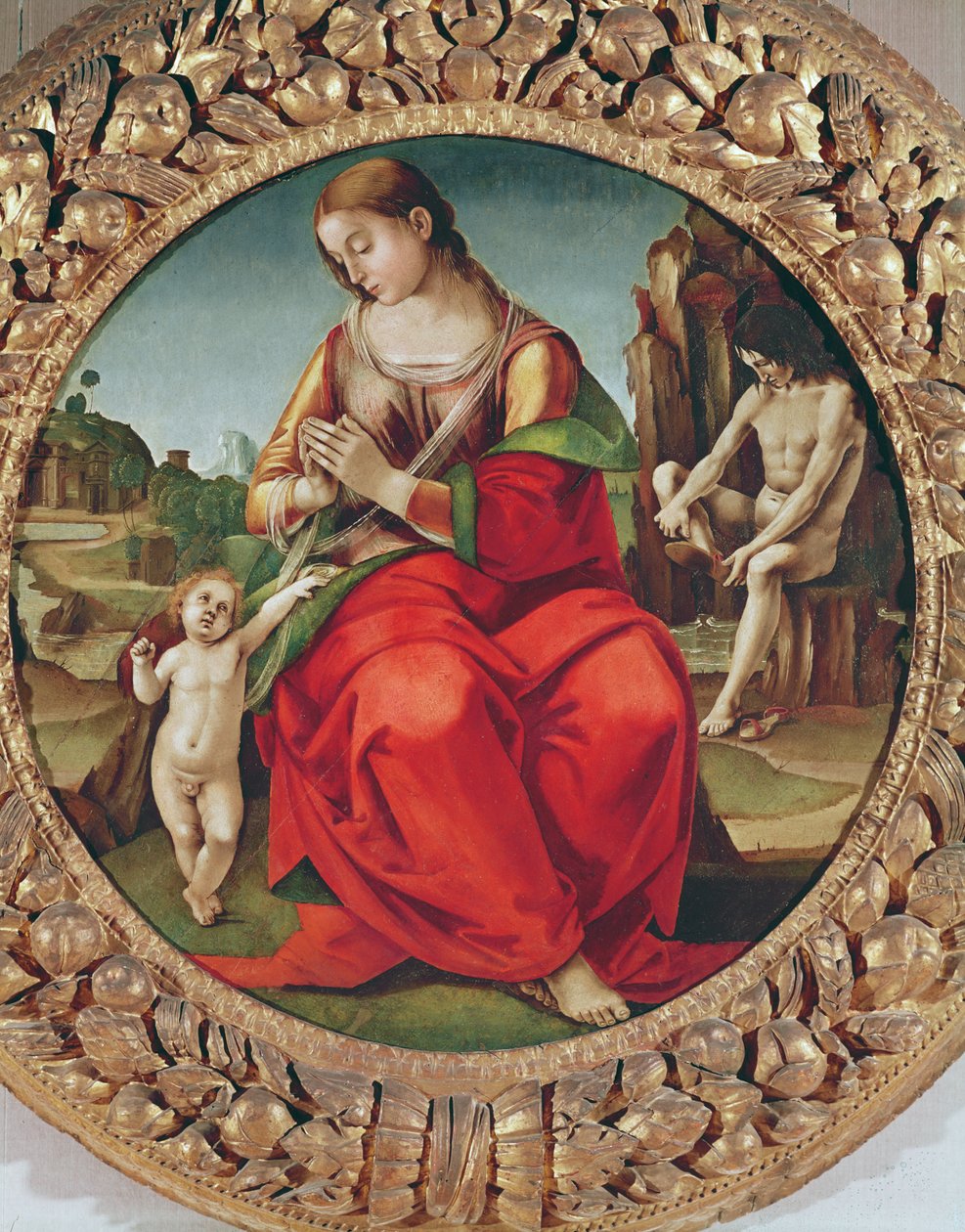 Jomfru med barn, 149598 av Luca Signorelli