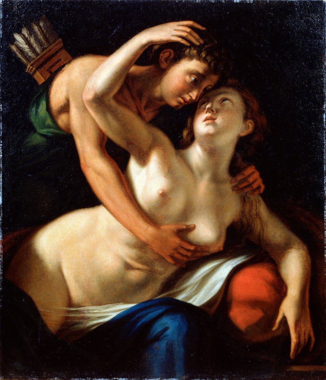 Venus og Adonis, 1500-tallet. av Luca Cambiaso