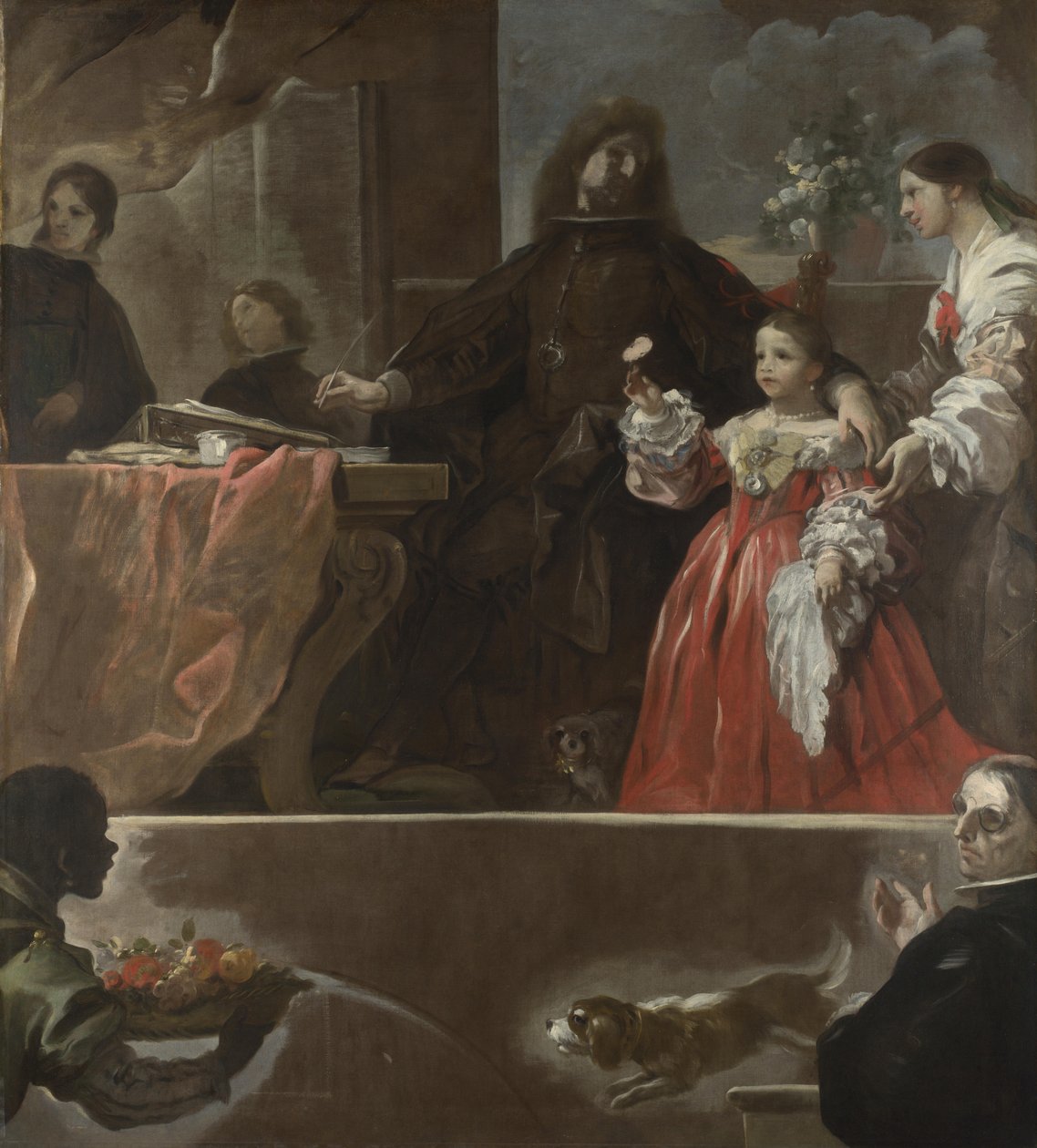 En hyllest til Velázquez, ca 1692-1700. av Luca Giordano
