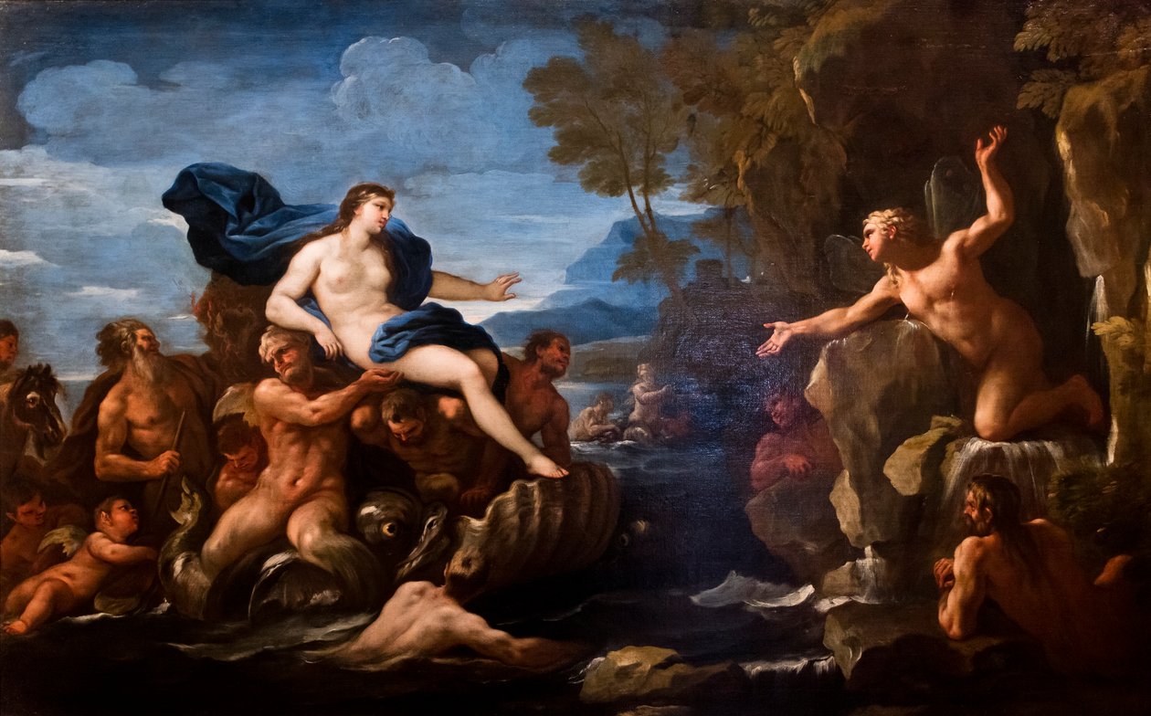 Acis og Galatea, ca. 1682 (olje på lerret) av Luca Giordano