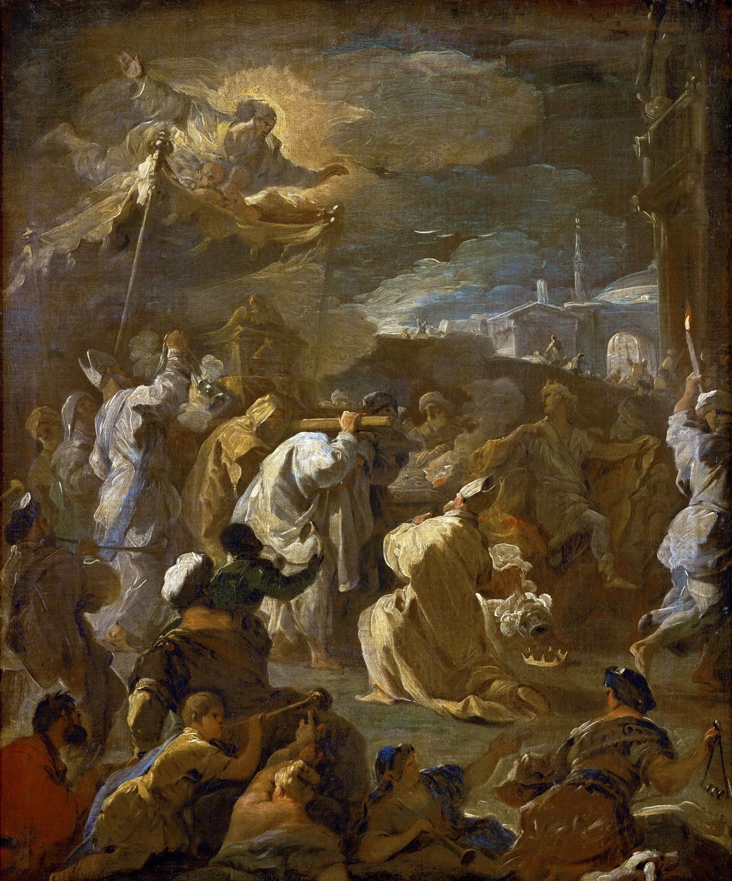 Barokk: Le roi David portant l