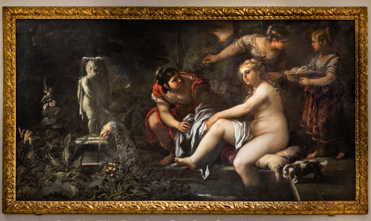 Bathsheba, andre halvdel av 1500-tallet (olje på lerret) av Luca Giordano