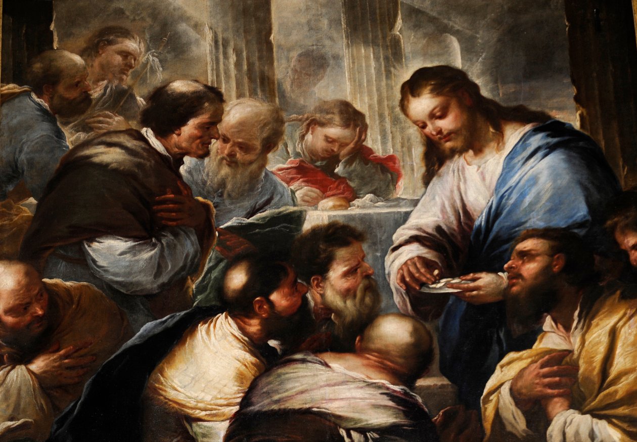 Apostlenes nattverd av Luca Giordano