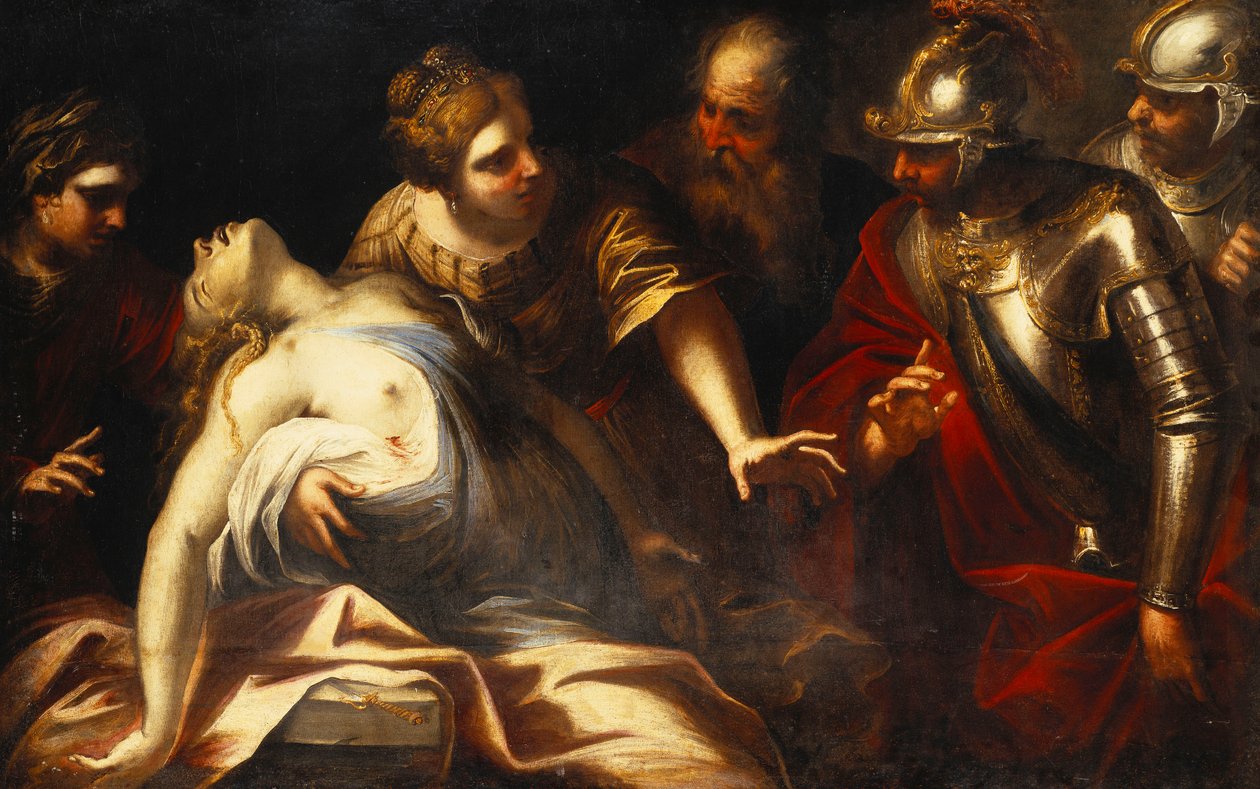 Lucretias død, av Luca Giordano