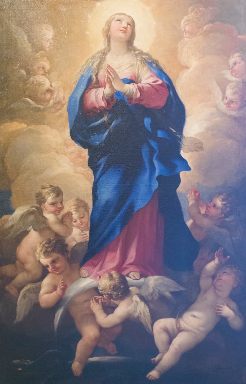 Ulastelig unnfangelse av Luca Giordano