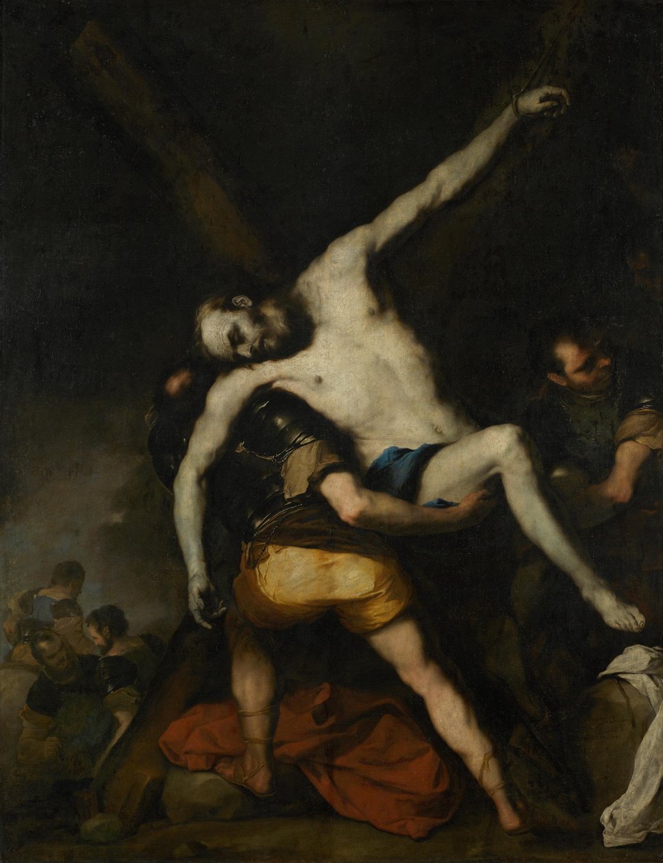 Nedtagelsen fra korset av den hellige Andreas av Luca Giordano