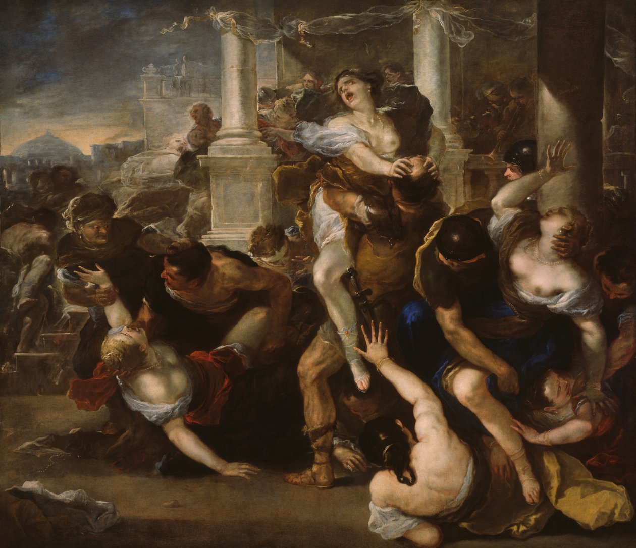 Bortføringen av de sabinske kvinnene, 167580. av Luca Giordano