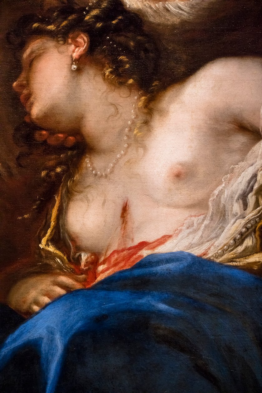 Lucretias død, ca. 1675/80 (olje på lerret) av Luca Giordano