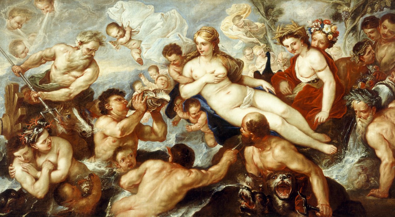 The Return of Persephone, av Luca Giordano, olje på lerret av Luca Giordano