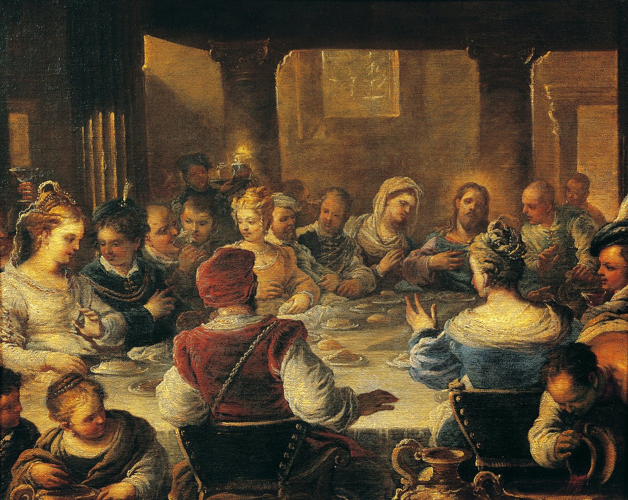 Bryllup på Cana av Luca Giordano