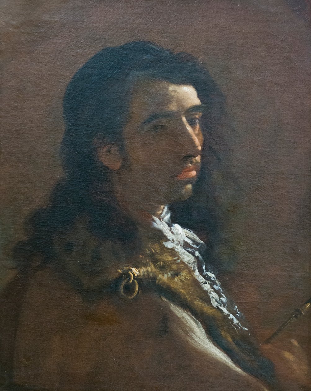 Ungdomlig selvportrett (olje på lerret) av Luca Giordano