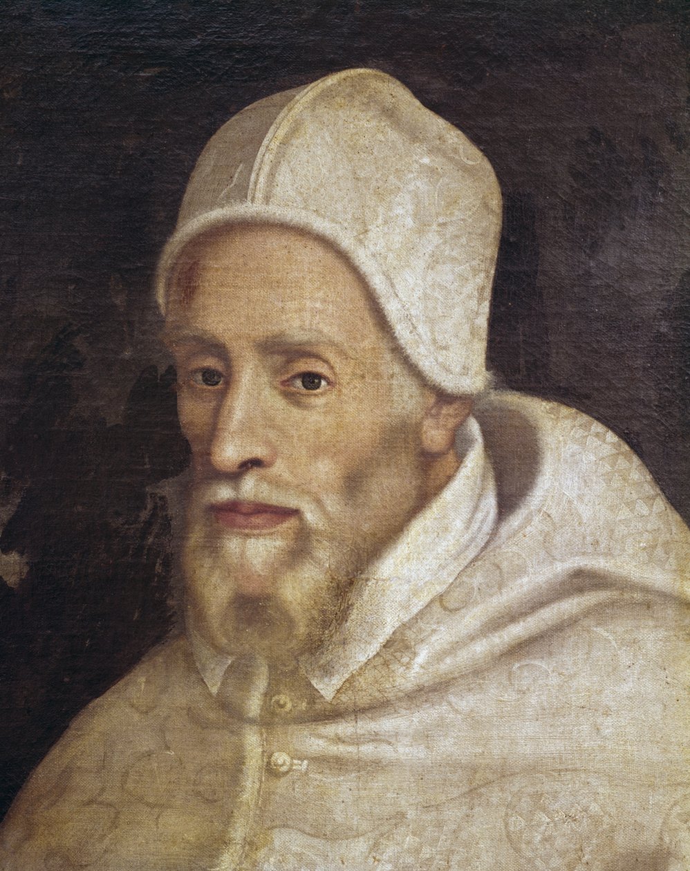 Portrett av pave Paul III (1468-1549), maleri av Luca Longhi (1507-1580) av Luca Longhi