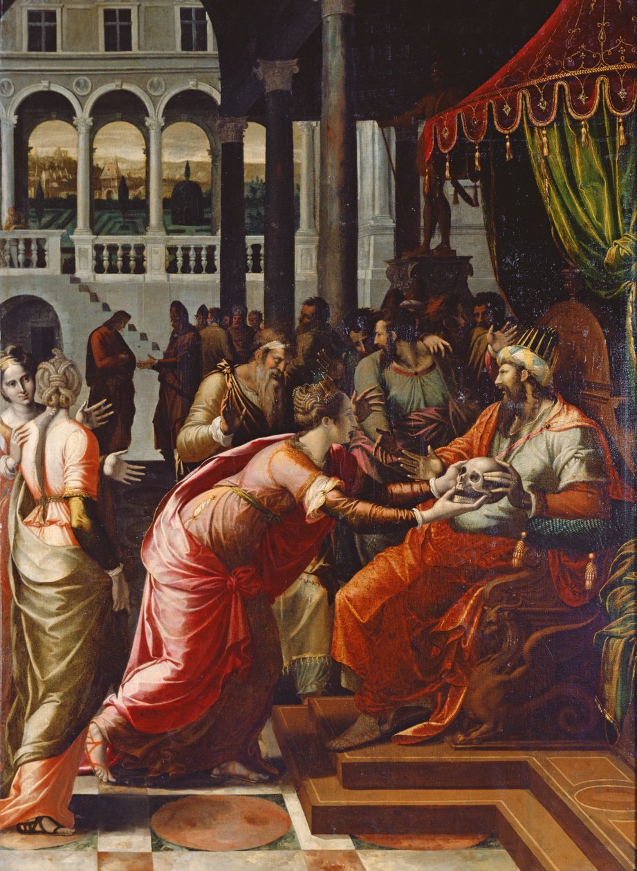 Justice of Othon av Luca Penni