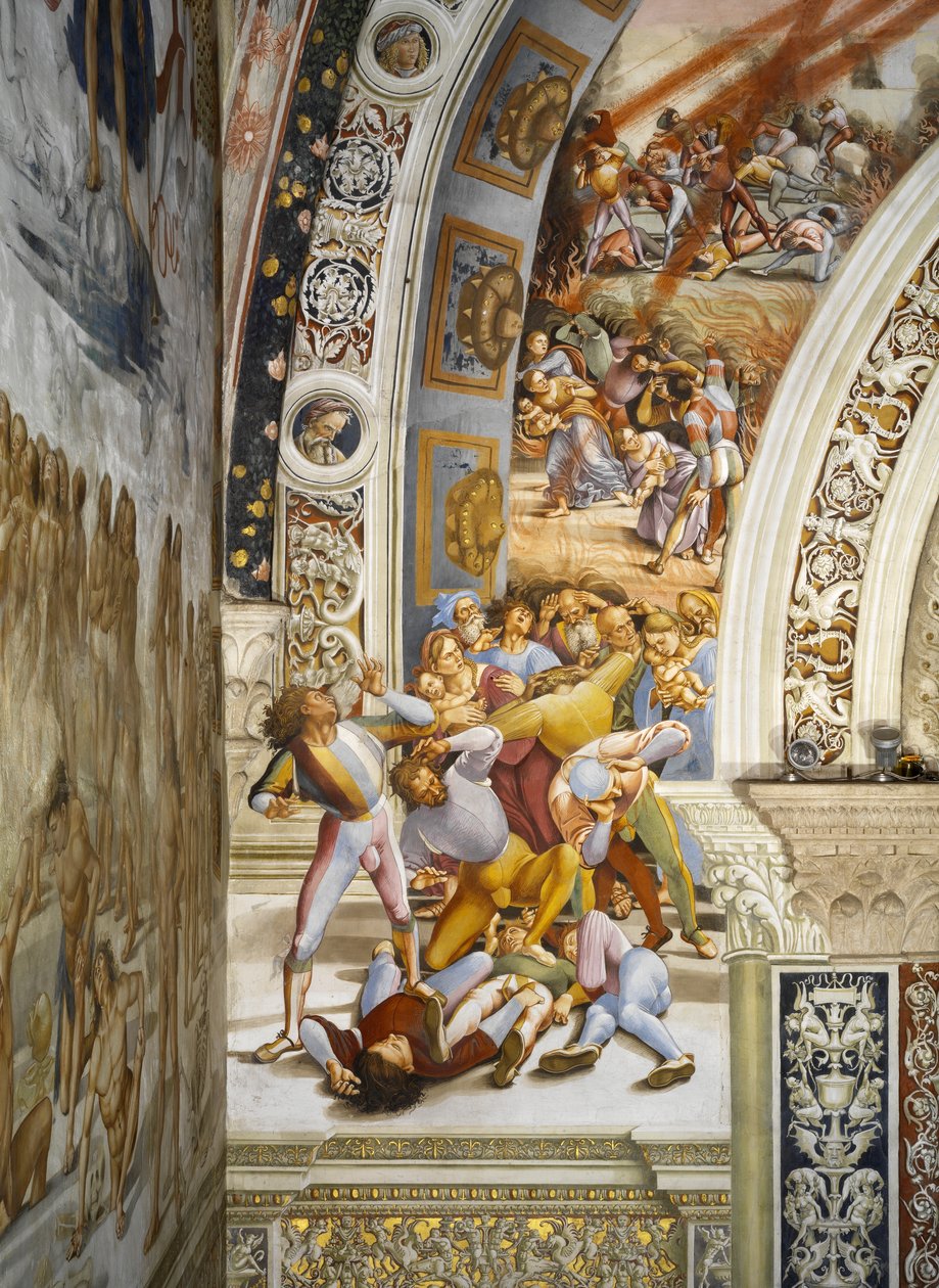 Apocalypse, fra Last Judgment fresco cycle av Luca Signorelli