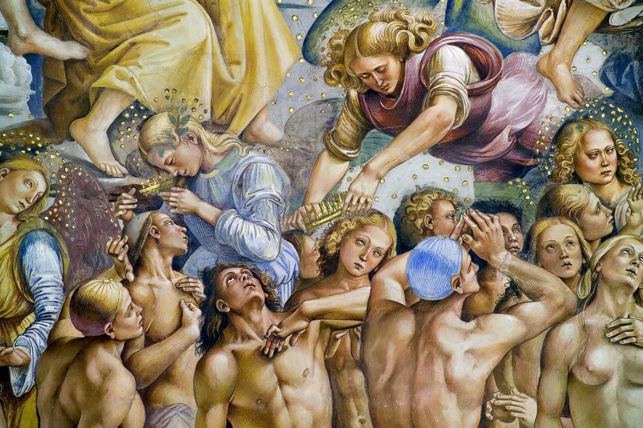 Elect, fra Last Judgment fresco cycle av Luca Signorelli