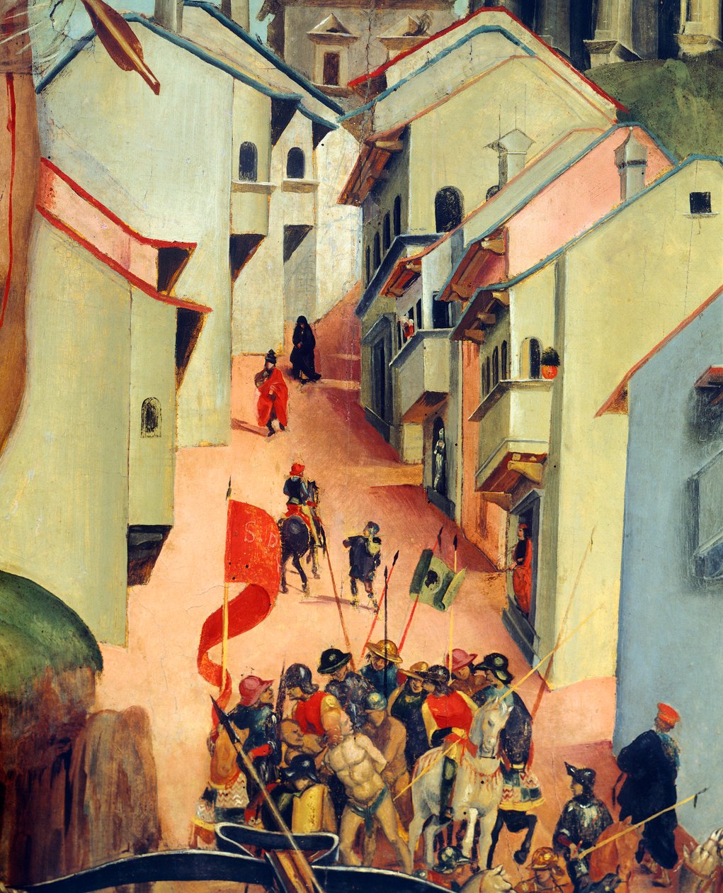 Martyrdøden til St Sebastian av Luca Signorelli