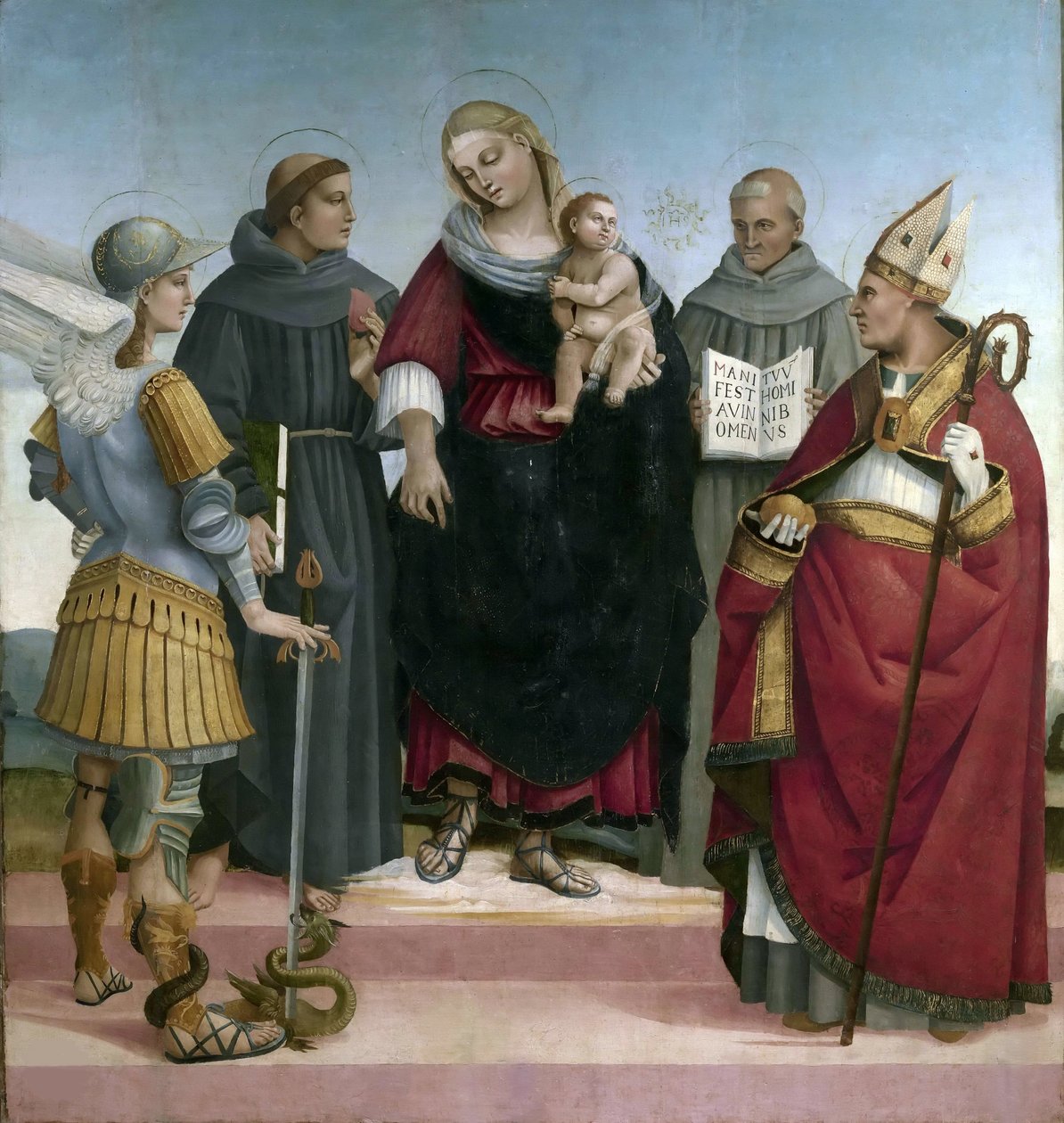 Hellig samtale, ca 1510-1515. av Luca Signorelli