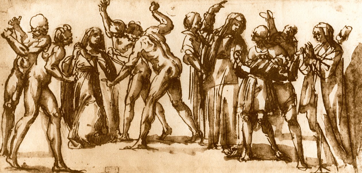 Studier av Luca Signorelli, 1913 av Luca Signorelli