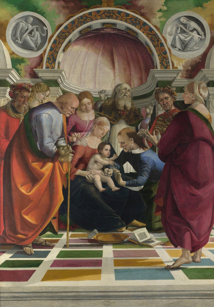 Omskjæringen, ca. 1490 av Luca Signorelli