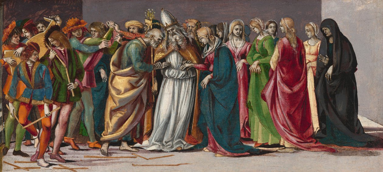 Jomfruens ekteskap, ca. 14901491. av Luca Signorelli