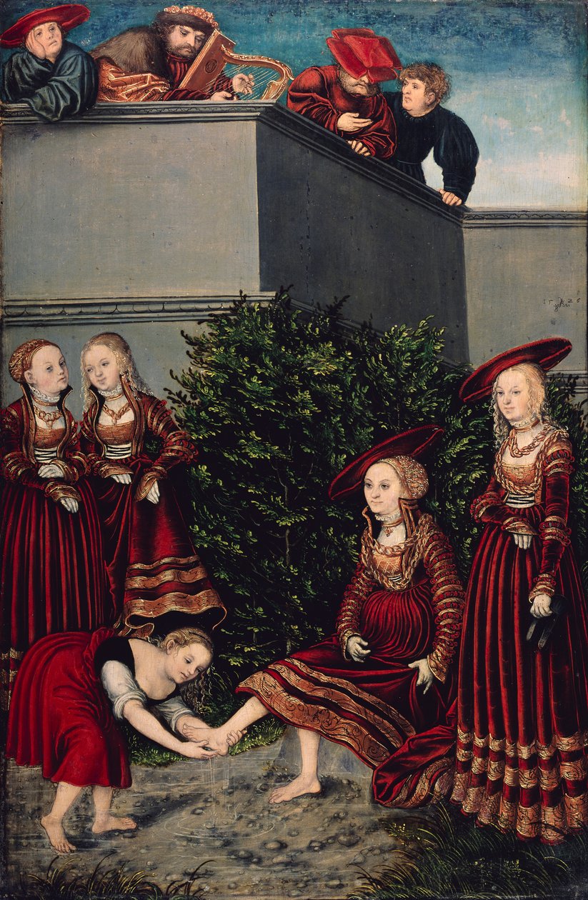 David og Batseba av Lucas Cranach the Elder