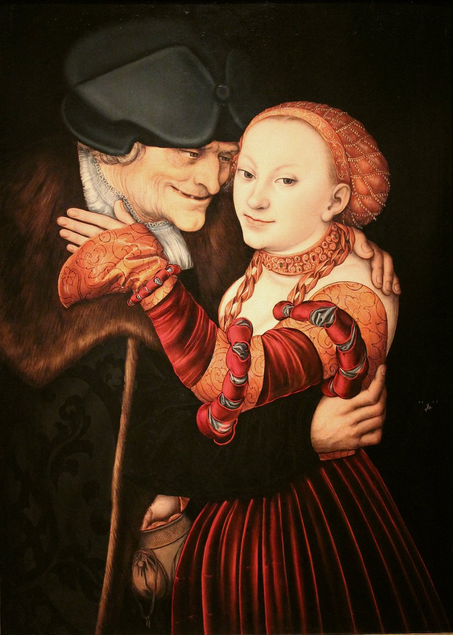 Den forelskede gubben av Lucas Cranach the Elder
