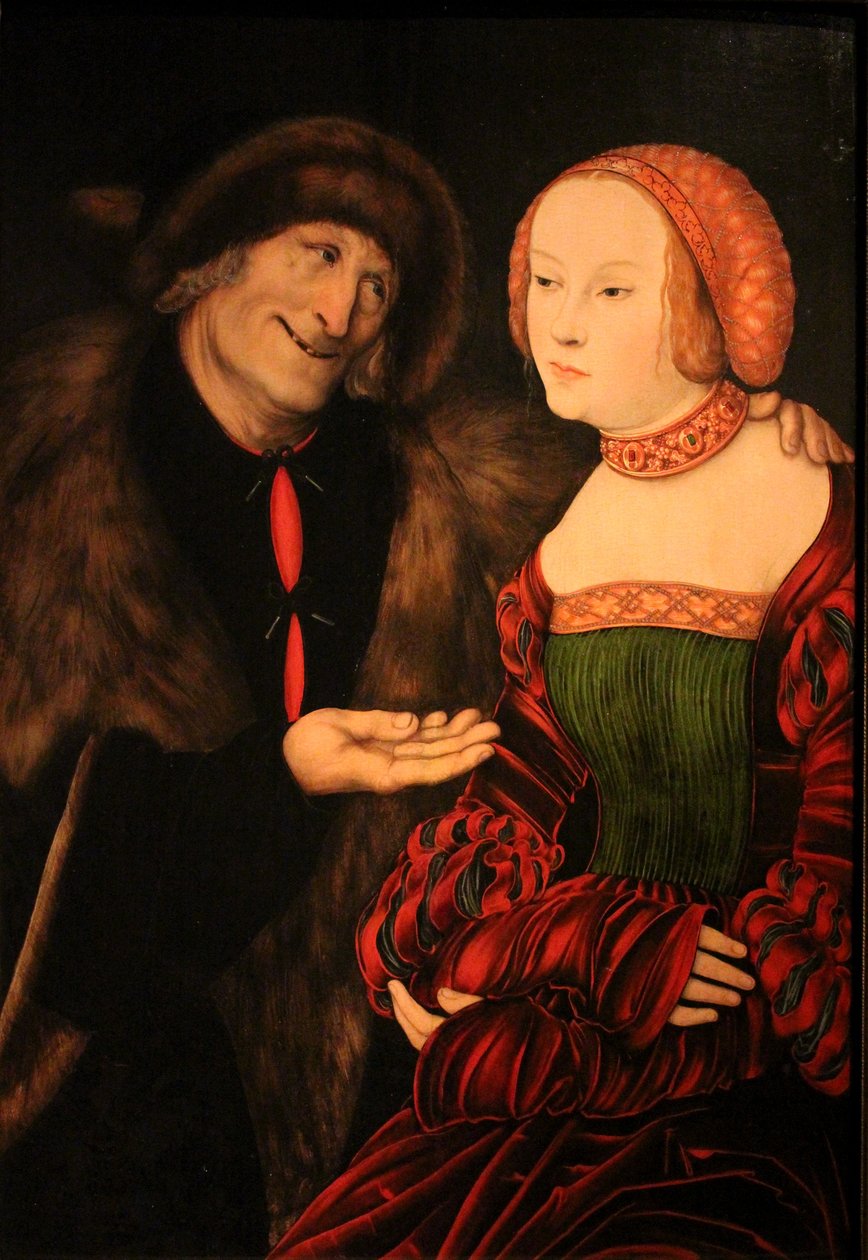 Den forelskede gubben av Lucas Cranach the Elder