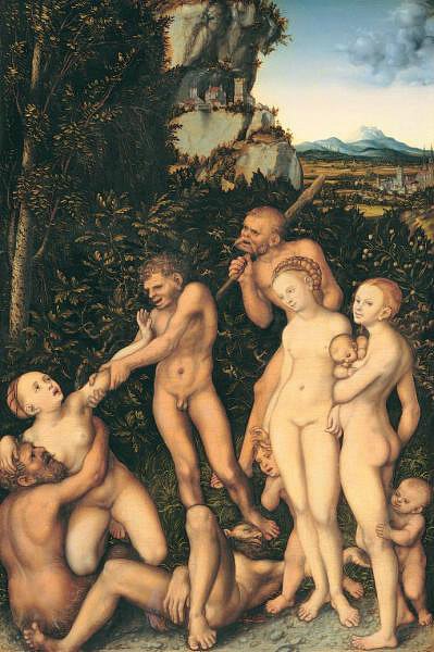 Fruktene av sjalusi av Lucas Cranach the Elder