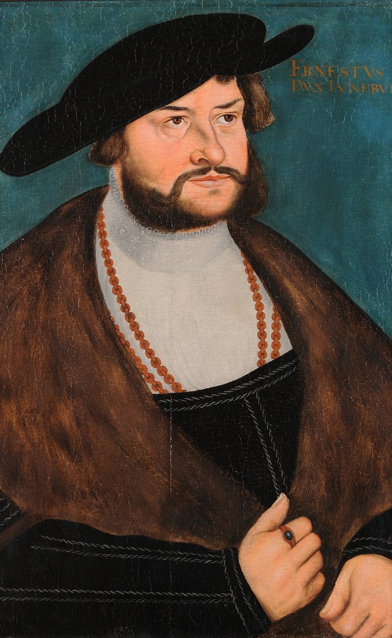 Ernst bekjenner, hertug av Braunschweig-Lüneburg-Celle av Lucas Cranach the Elder