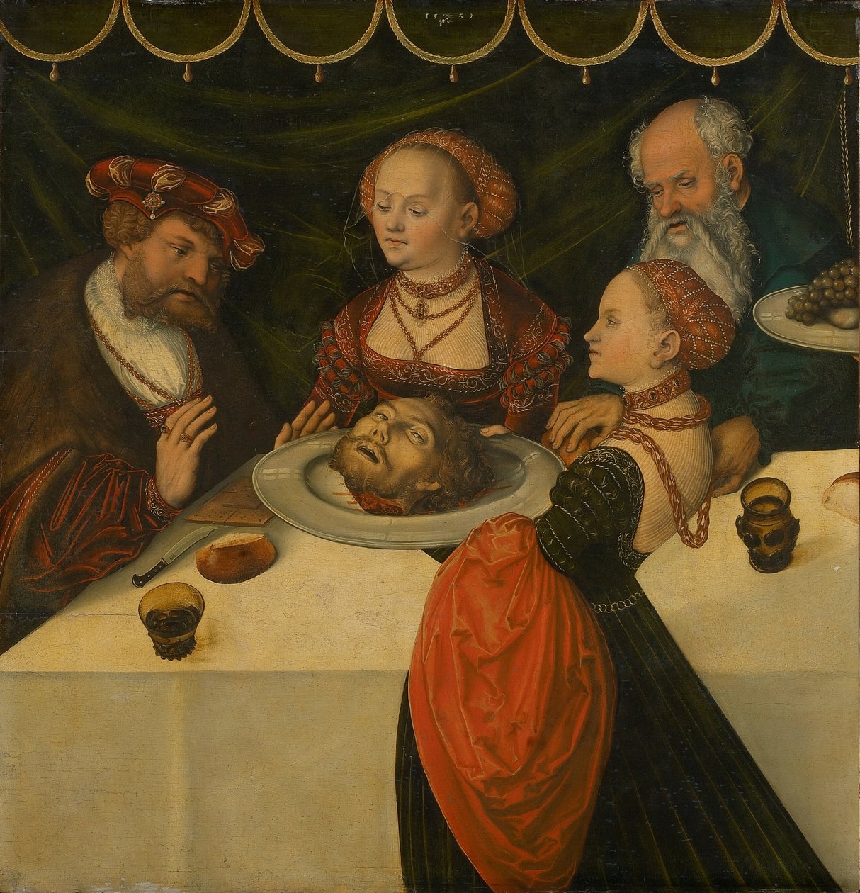 Herodes nadver av Lucas Cranach the Elder