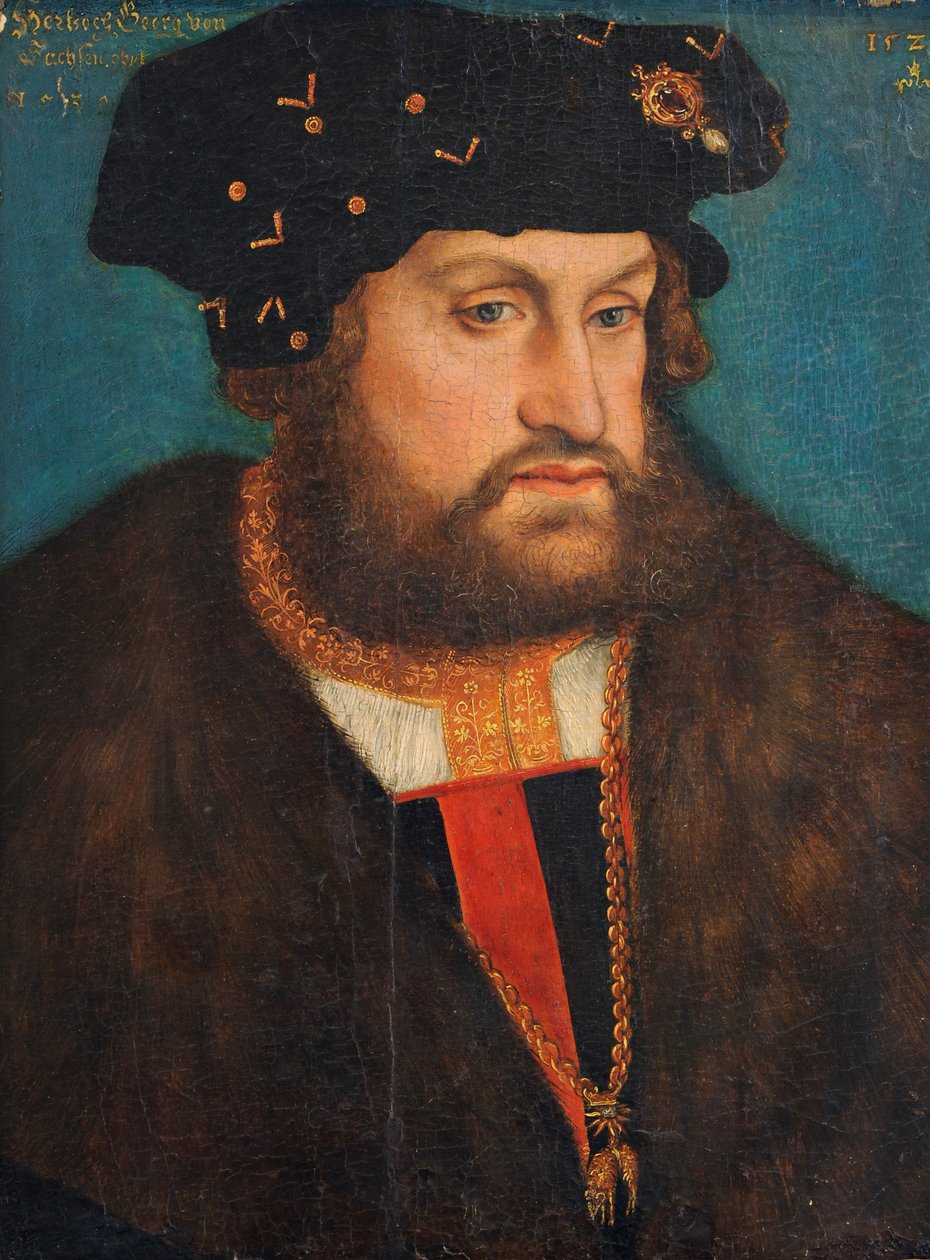 Hertug George av Sachsen av Lucas Cranach the Elder