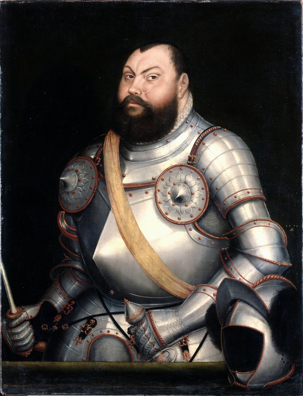 Kurfyrst Johann Friedrich den stormann av Sachsen av Lucas Cranach the Elder