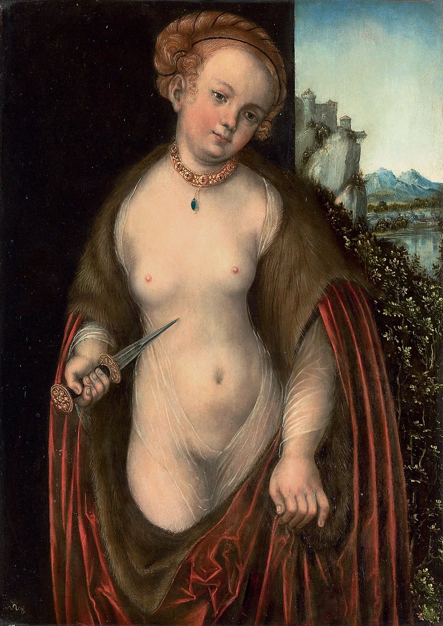 Lucrezia av Lucas Cranach the Elder