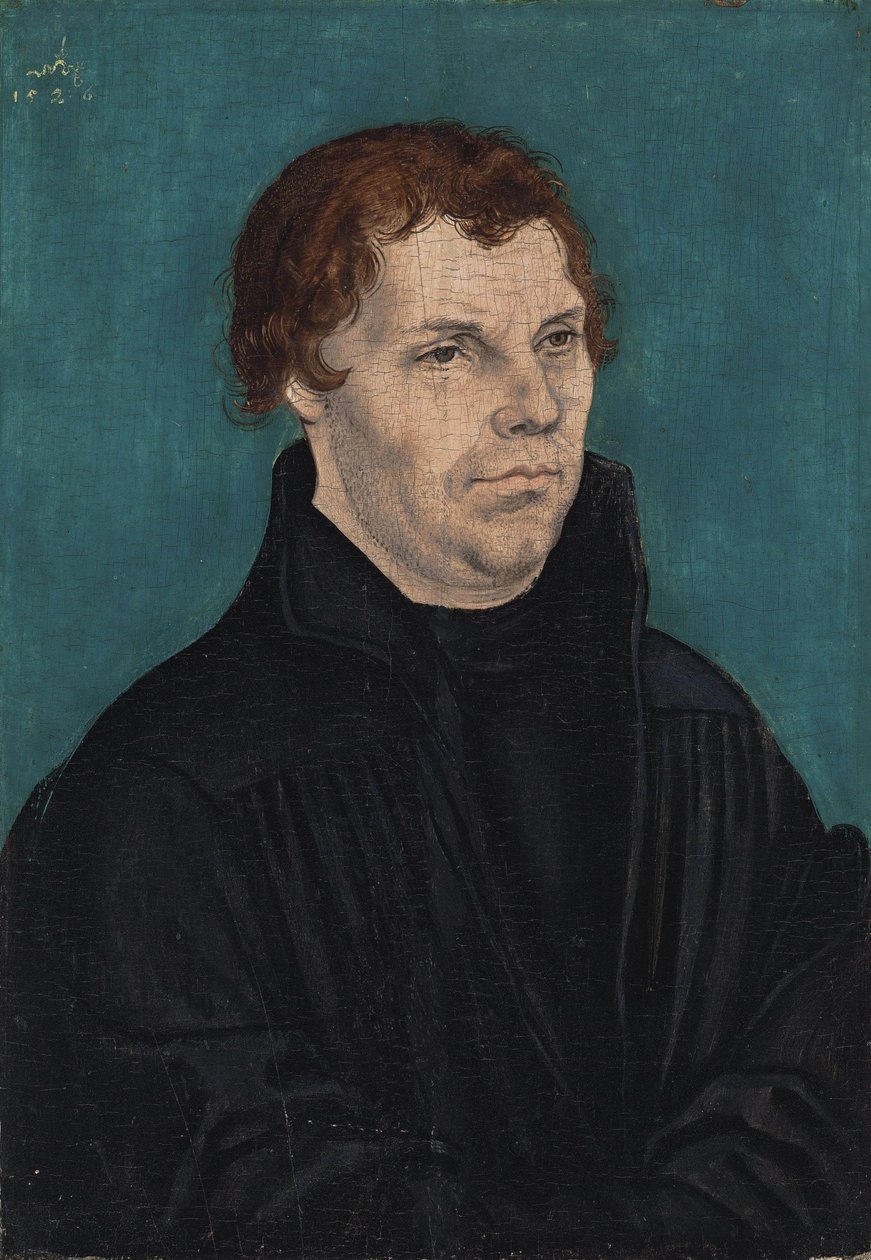 Portrett av Martin Luther av Lucas Cranach the Elder