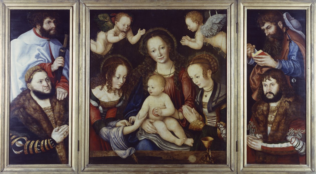 Fyrste altertavle, 1510-12 av Lucas Cranach the Elder