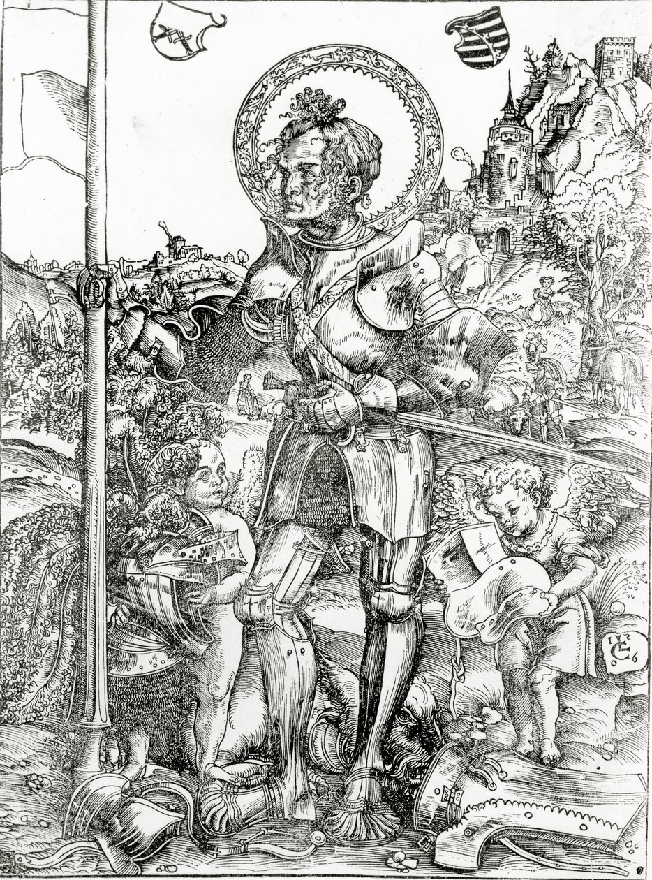 St. George, 1506 av Lucas Cranach the Elder