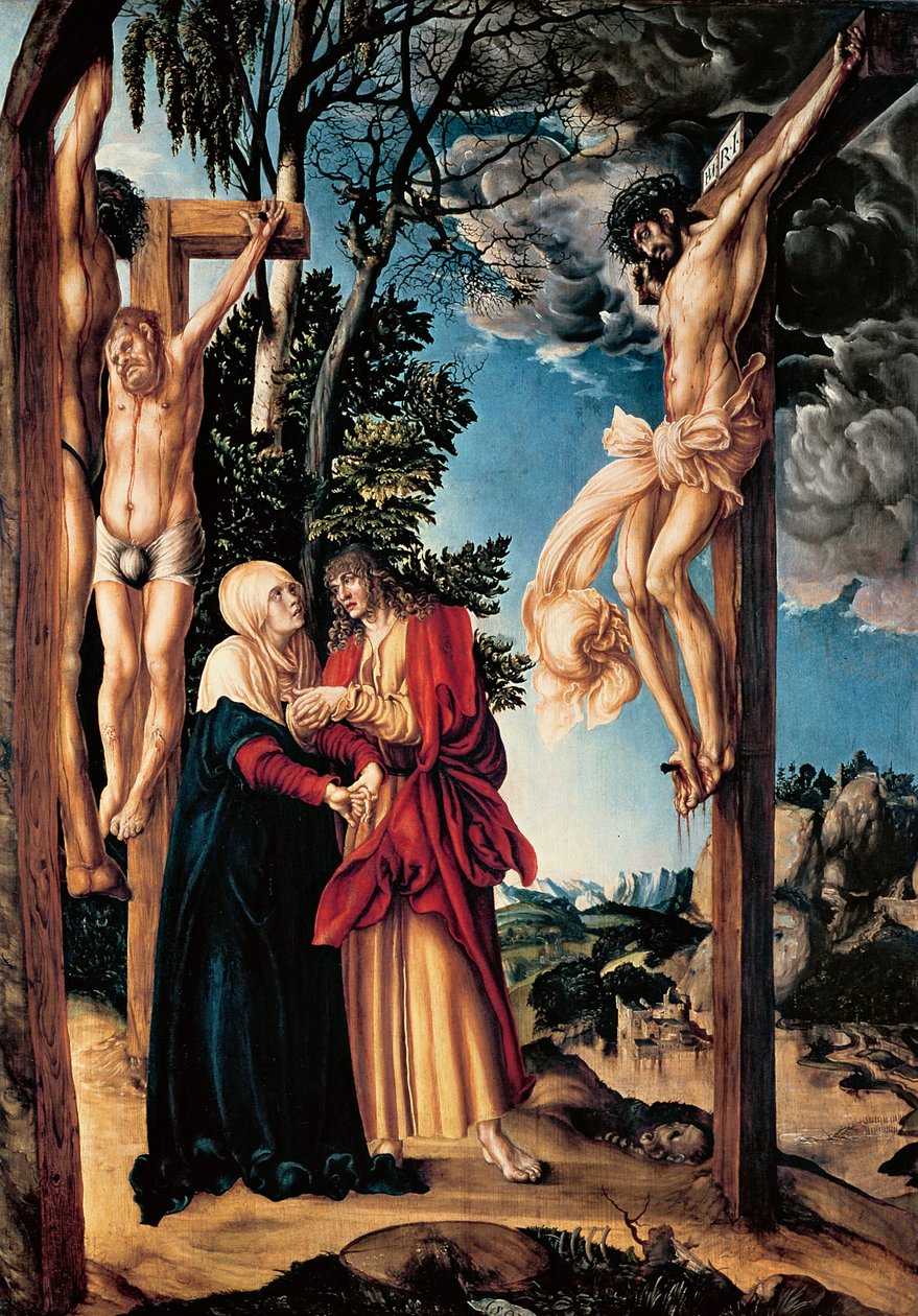 Korsfestelsen, 1503 av Lucas Cranach the Elder