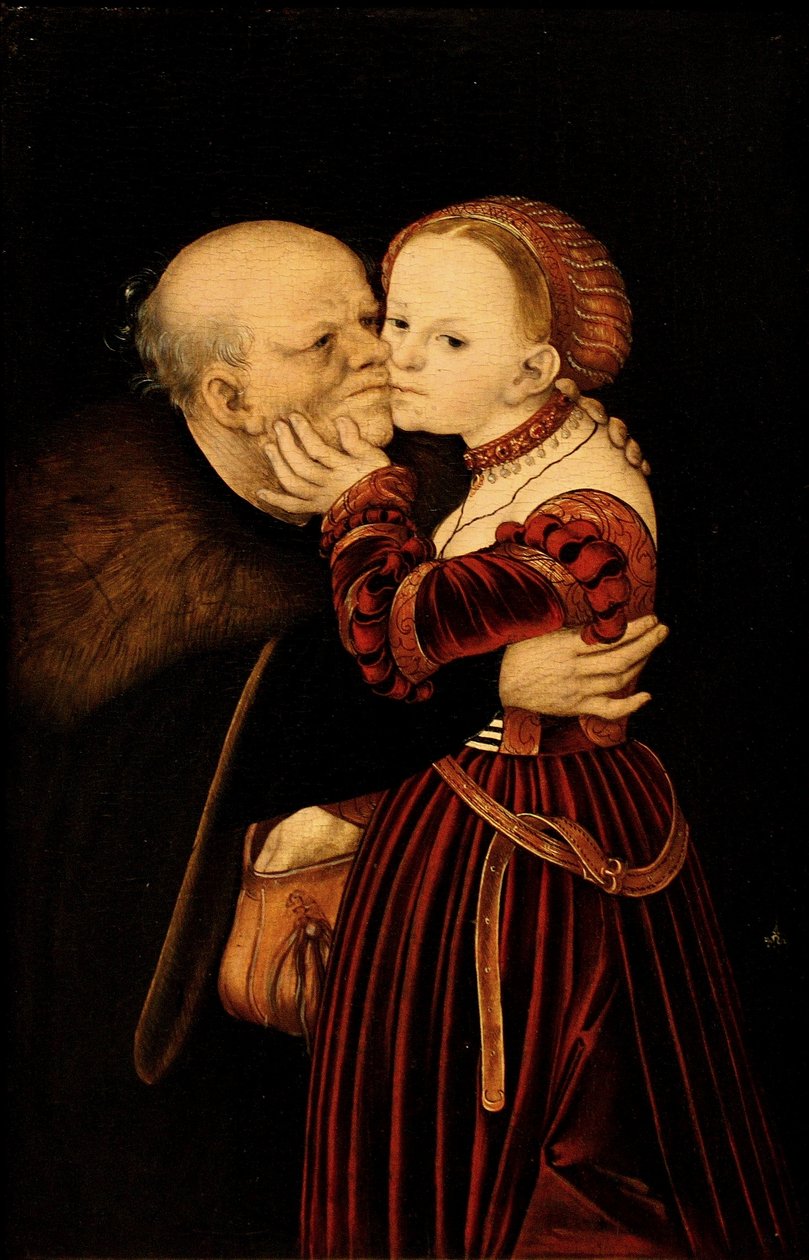 Den gamle idioten av Lucas Cranach the Elder