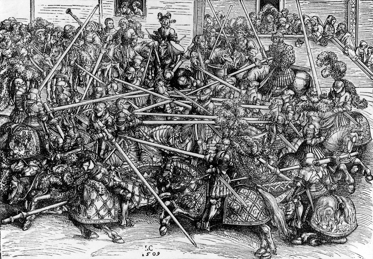 Den tredje turneringen av Lucas Cranach the Elder