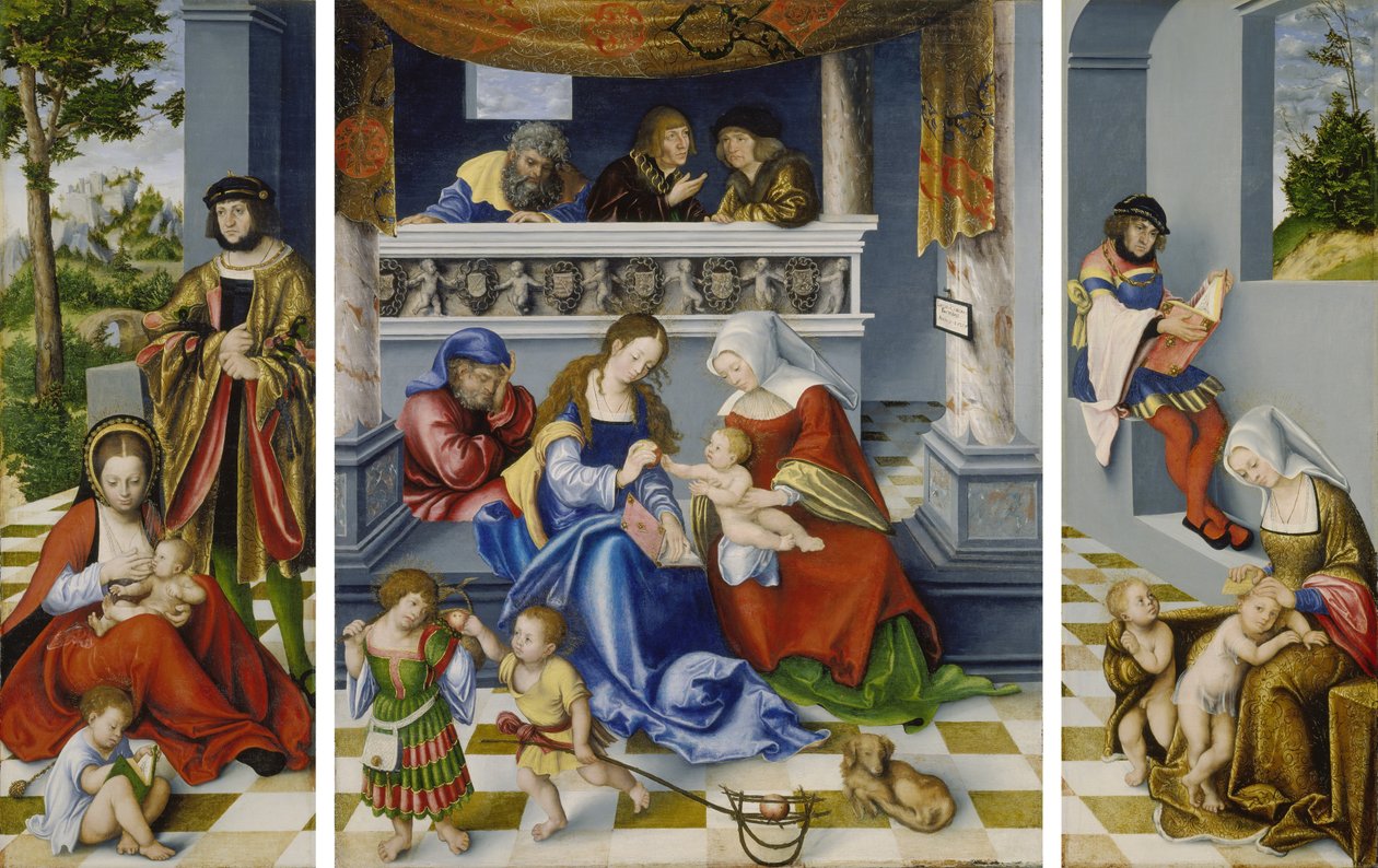 Torgau -alteret av Lucas Cranach the Elder