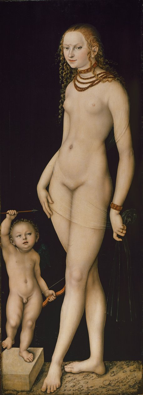 Venus og Amor av Lucas Cranach the Elder