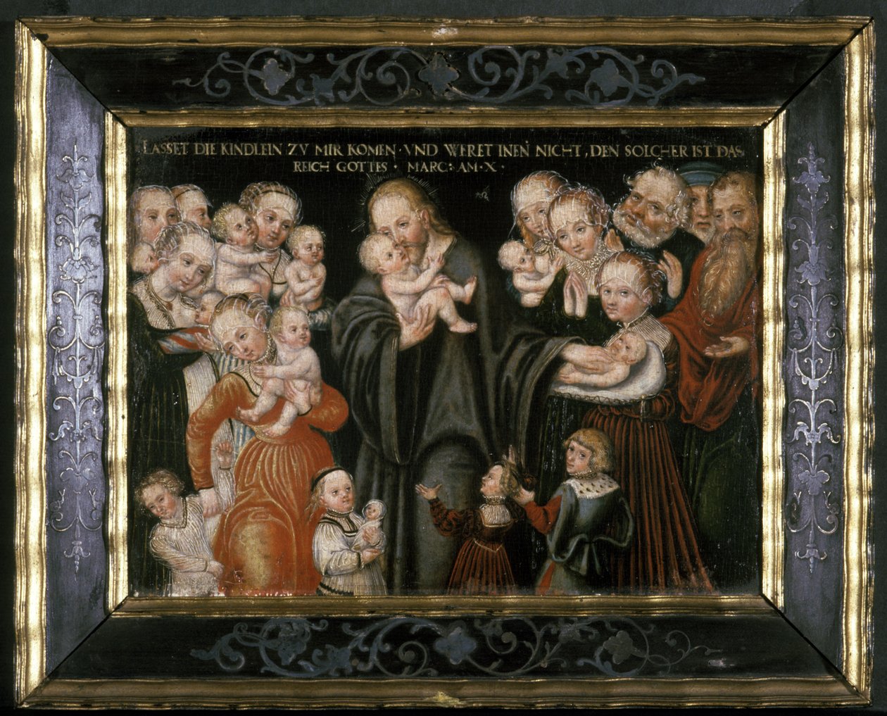 Jesus velsigner barna av Lucas Cranach the Elder