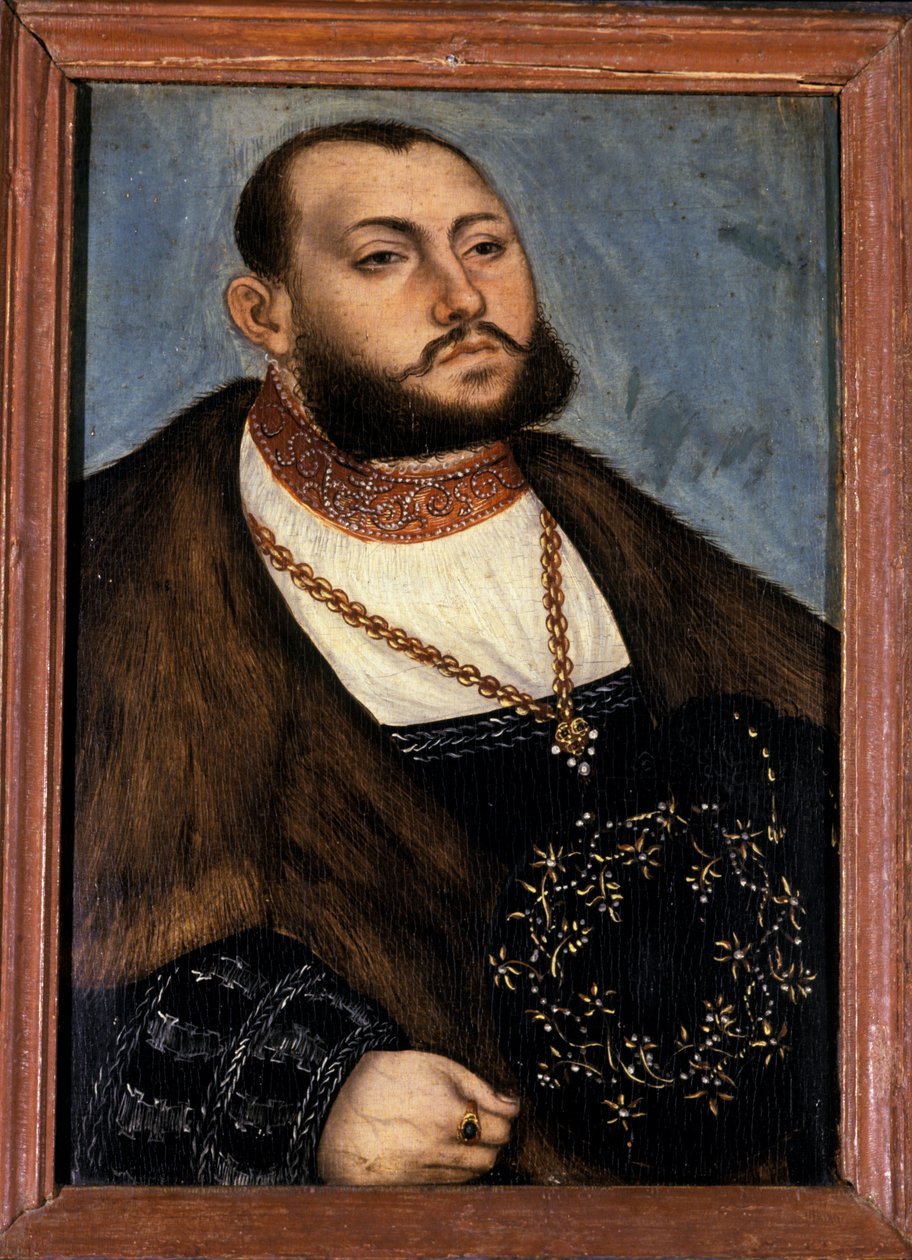 John Frederick the Magnanimous, kurfyrst av Sachsen, 1535 av Lucas Cranach the Elder