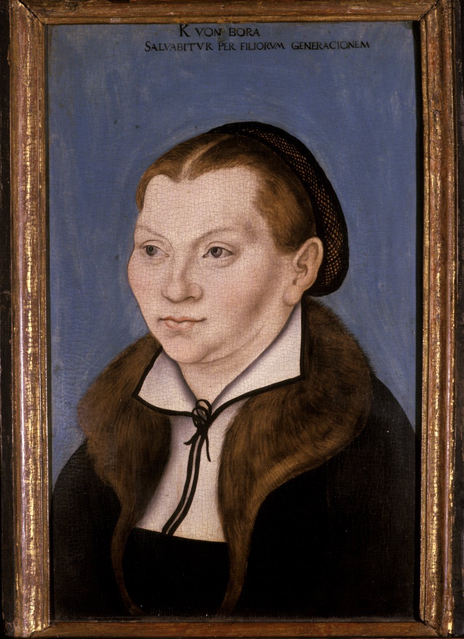 Catherine Luther, 1529 av Lucas Cranach the Elder