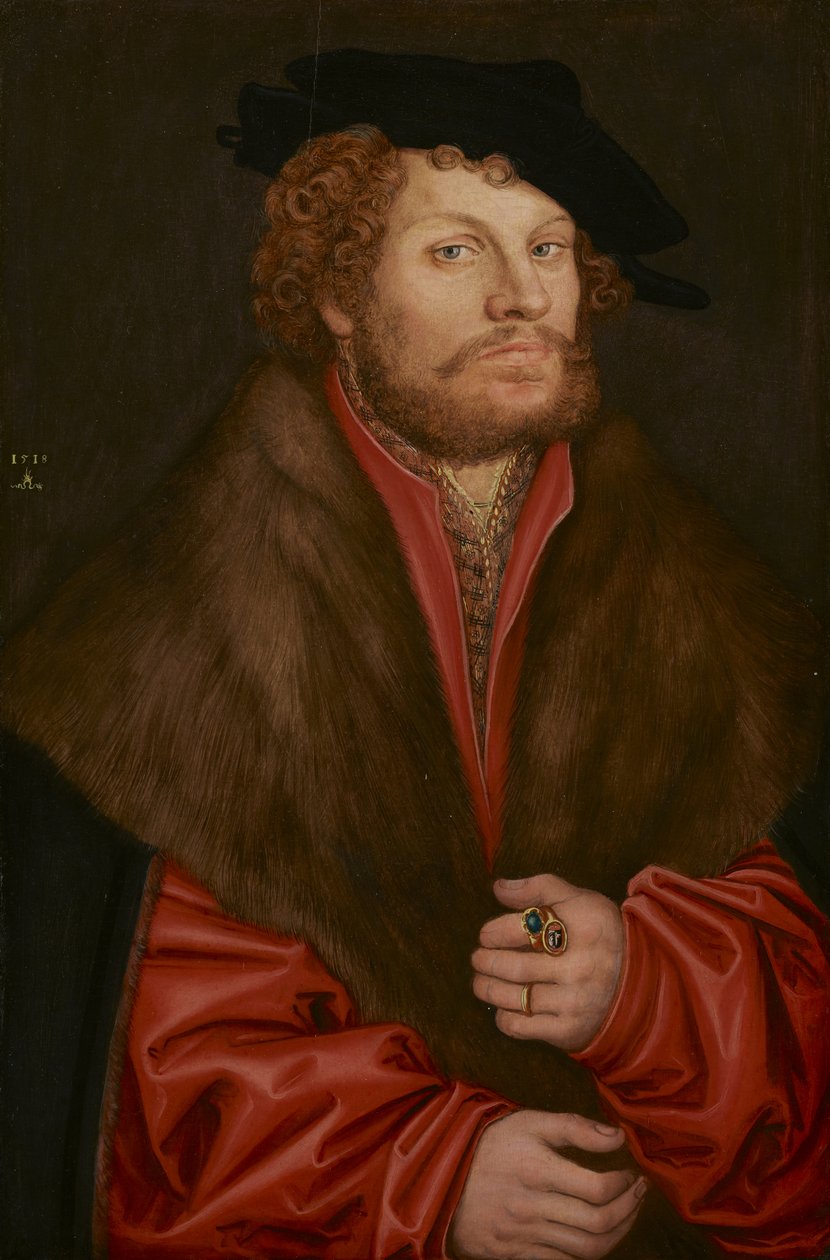 Portrett av Moritz Buchner, ca. 1520 av Lucas Cranach the Elder