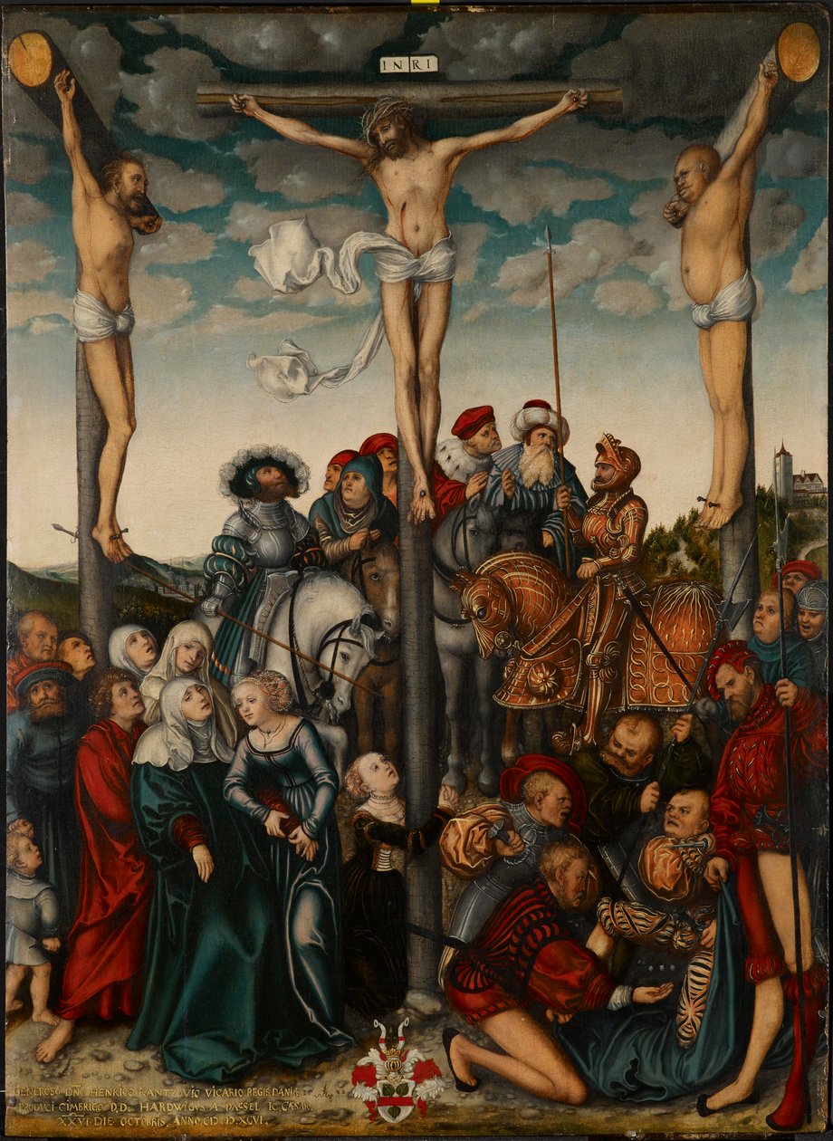Korsfestelse av Lucas Cranach the Elder
