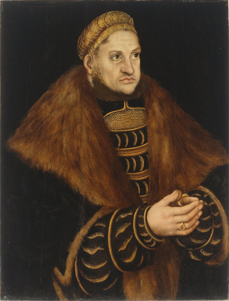Friedrich III den vise, kurfyrsten i Sachsen av Lucas Cranach the Elder