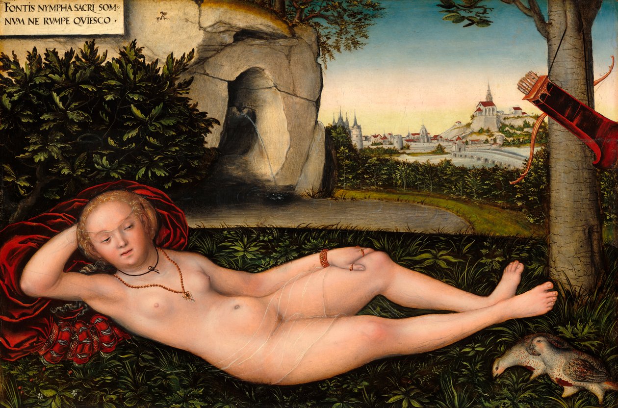 Vårens nymfe av Lucas Cranach the Elder