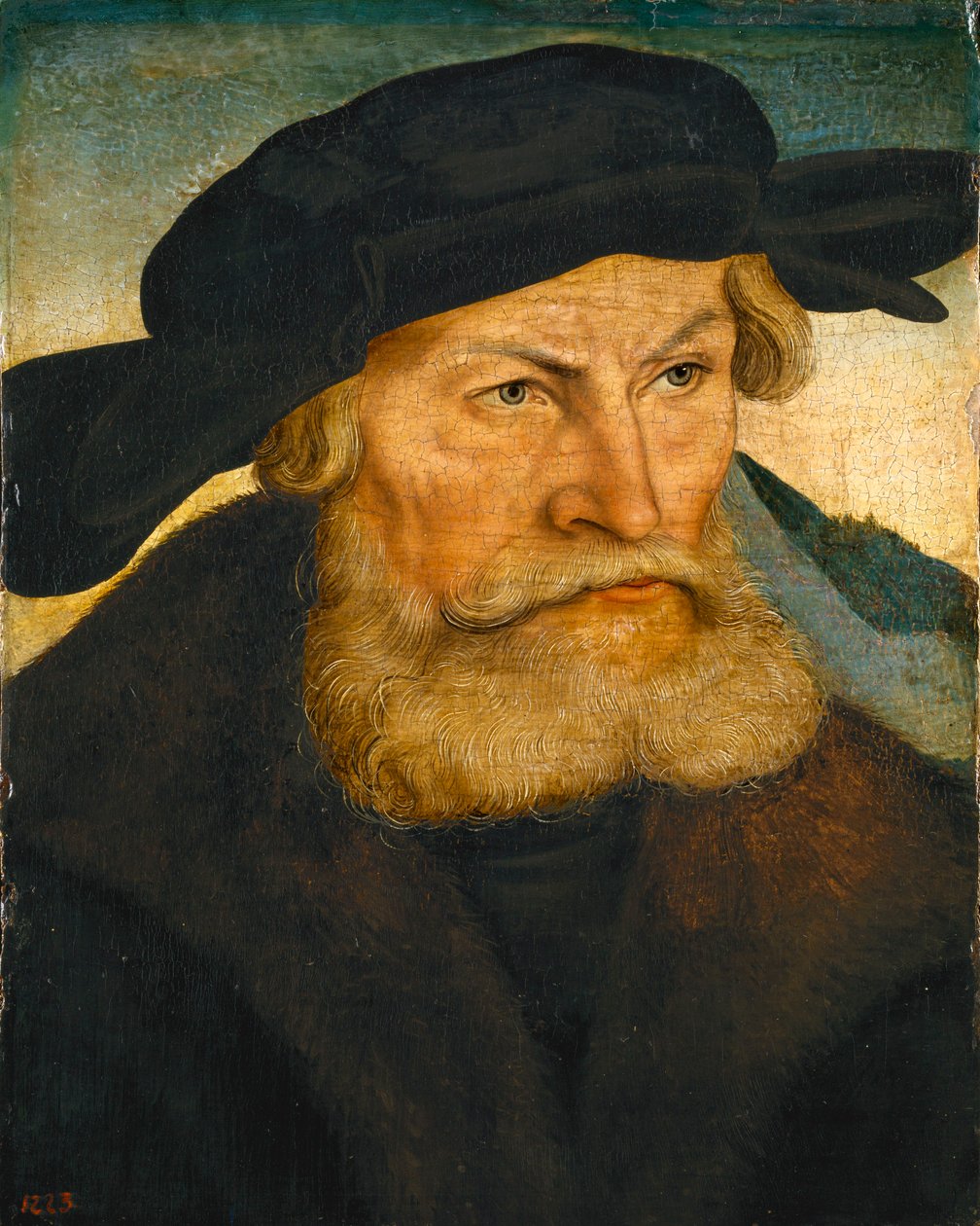 Portrett av hertug Heinrich den fromme av Sachsen (1473-1541) av Lucas Cranach the Elder